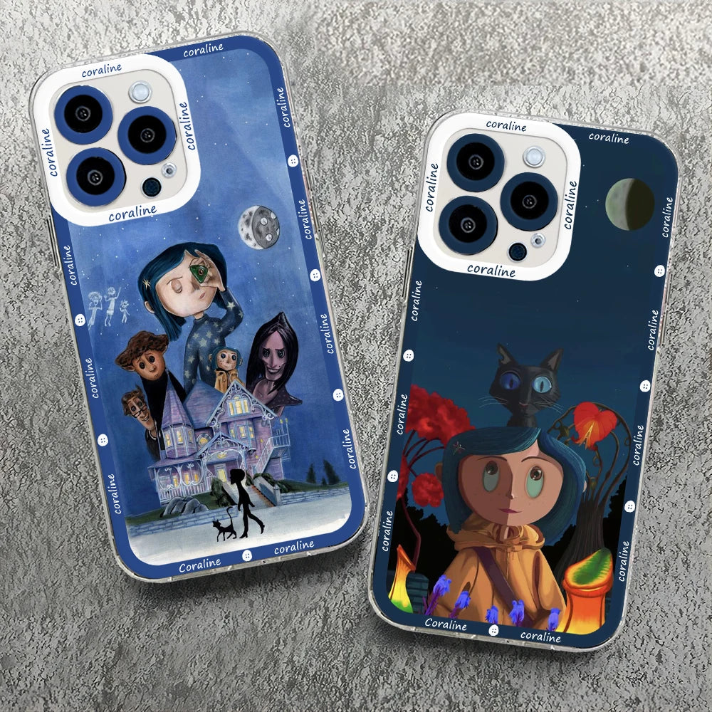 Anime Horror Film C-Coralines Phone Case For iPhone 15