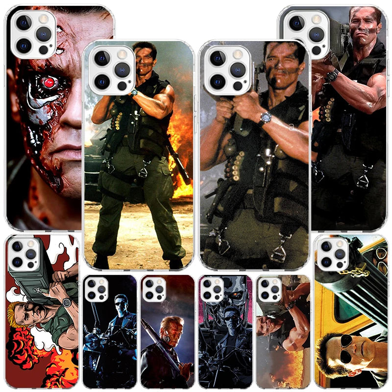 Arnold Schwarzenegger Terminator Phone Case for Iphone 15